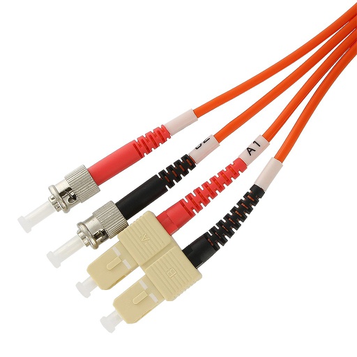 SC-ST MM DUPLEX 62.5/125 FIBER OPTIC CABLE