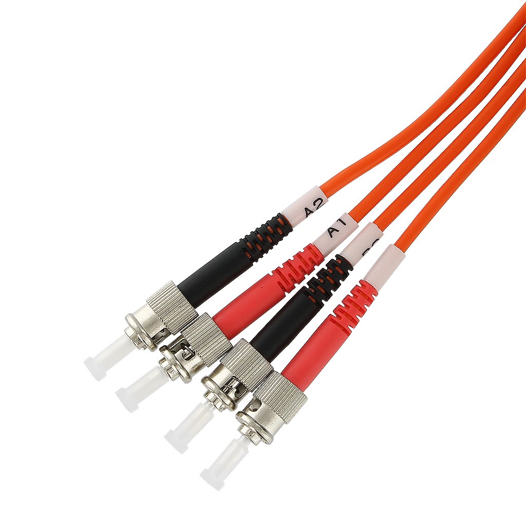 ST-ST MM DUPLEX 62.5/125 FIBER OPTIC CABLE