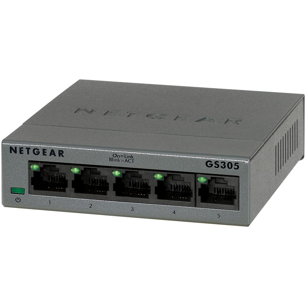 [NGGS305] NETGEAR 5 PORT GIGABIT ETHERNET UNMANAGED SWITCH