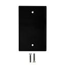 [WPBPBK] 1-GANG BLANK WALL PLATE - BLACK