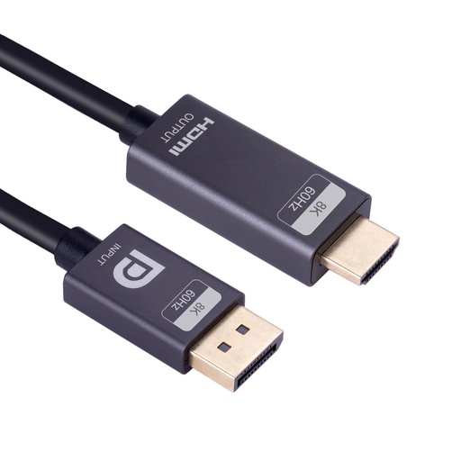 DISPLAYPORT 1.4 TO HDMI 2.1 M/M 8K@60HZ CABLE