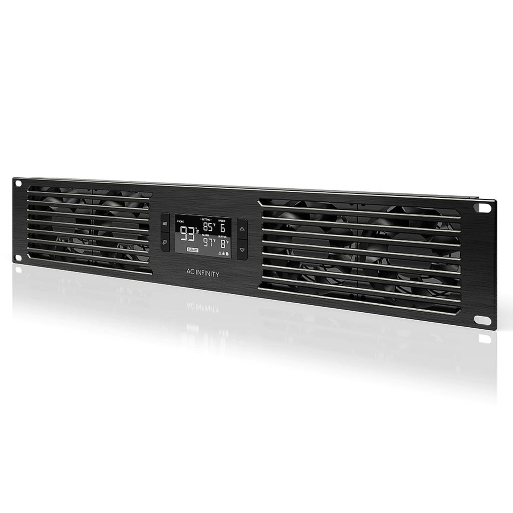 [AICP2H] AC INFINITY CLOUDPLATE T7-N, QUIET RACK COOLING FAN SYSTEM 2U, INTAKE