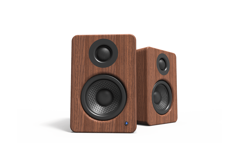 Desktop store powered speakers