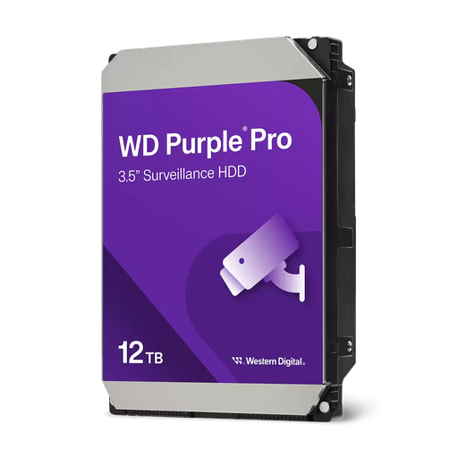 [WD121PURP] WESTERN DIGITAL PURPLE PRO 12TB 3.5" SATA SURVEILLANCE HDD (CMR)