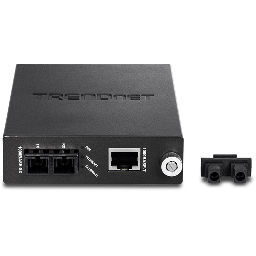 [TFC1000MSC] TRENDNET GIGABIT MULTIMODE FIBER SC TO ETHERNET MEDIA CONVERTER