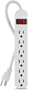 [BEF9P60903] BELKIN 6 OUTLET POWER BAR WITH 3' CORD WHITE