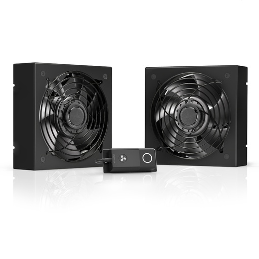 [ACRRF7] AC INFINITY RACK ROOF FAN KIT, DUAL COOLING-FANS WITH SPEED CONTROLLER