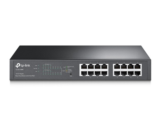 [TLSG1016PE] TP-LINK 16-PORT GIGABIT EASY SMART POE SWITCH WITH 8-PORT POE+